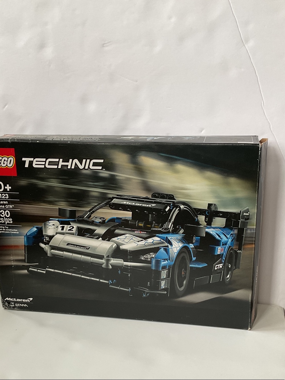Lego 42123 Technic Blue and Black McLaren GT3 Race Car Model